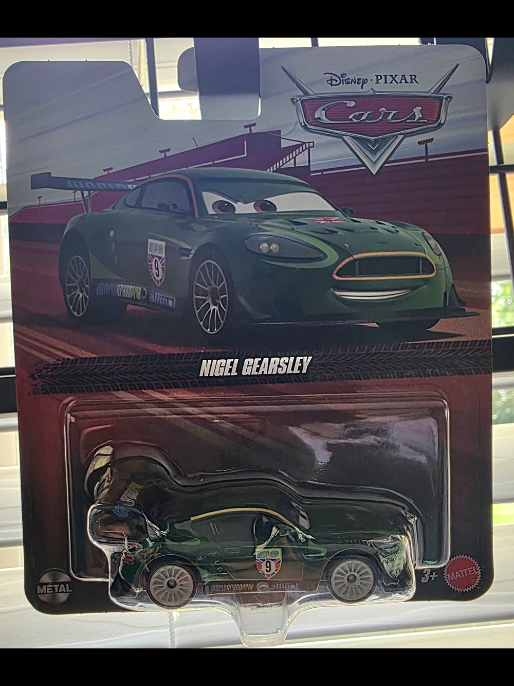 Cars Nigel Gearsley Green Die-Cast Toy Car